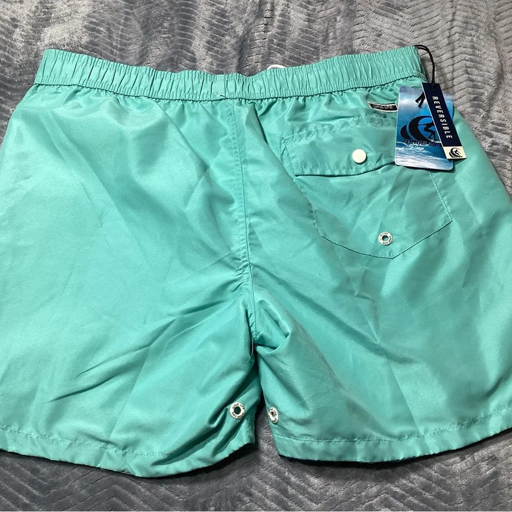 NWT Men’s Wave Life Reversible Board Shorts 36 I See the Ocean